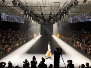 Ellipsoidal light in fashion show