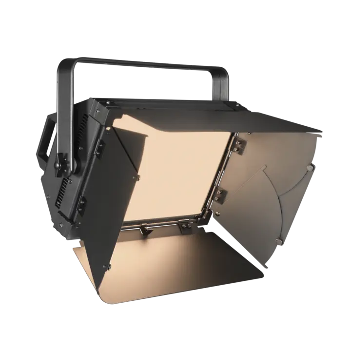 Ovation Light Solar Panel 150T main view with barndoor