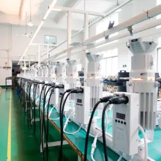 Ovation X40 white body tested in production line