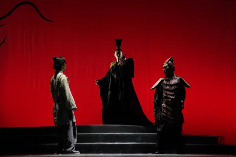 Xunqin drama stage with cyc light